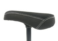 Schwarze Freistil-Fahrrad-Teil-fette Art Seat des Sattel-BMX mit der Legierungs-Sattelstütze kombiniert
