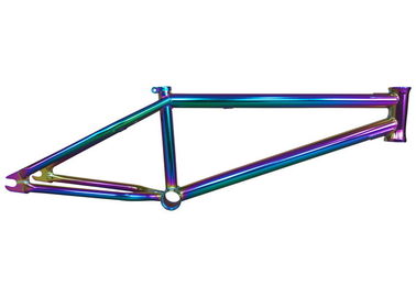 Rahmen Regenbogen-Rahmen-Chromes BMX, Fahrrad-Teile der Ölteppich-bunte Gewohnheits-BMX