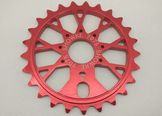 Multi Freistil-Fahrrad der Farbebmx zerteilt gemachten Legierung 7075 des Kettenrad-25T CNC